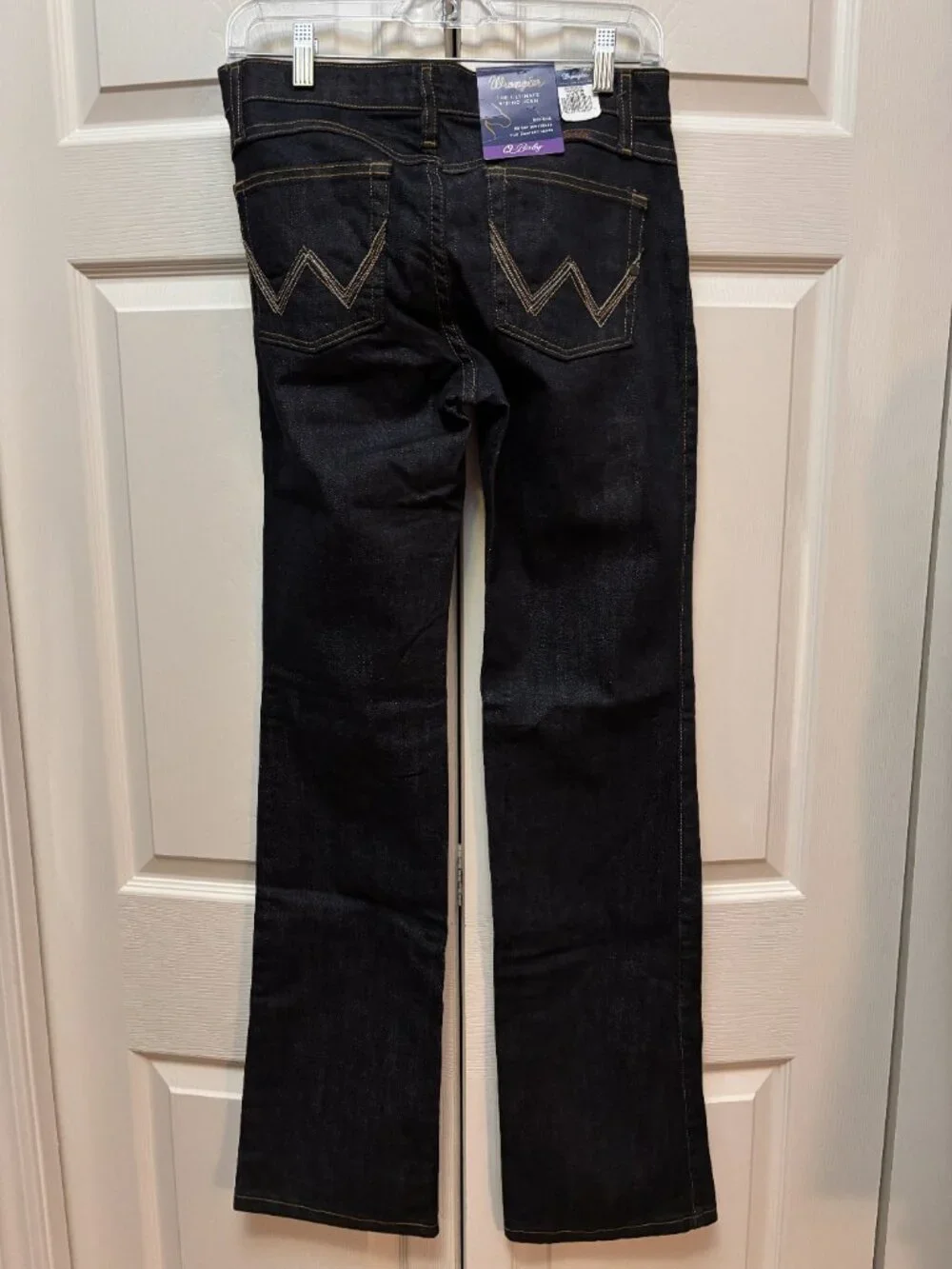 Wrangler Q-Baby Ultimate Riding Jeans 27/3x34 NWT Bootcut No Gap Waistband - Picture 4 of 4